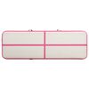 vidaXL Aufblasbare Gymnastikmatte mit Pumpe 300x100x15 cm PVC Rosa