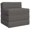 vidaXL Klappsofa Bett Hellgrau 200 x 70 x 10 cm Stoff