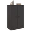 vidaXL Sideboard Schwarz 67x39x107 cm Stahl