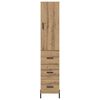 vidaXL Highboard Artisan-Eiche 34,5 x 34 x 180 cm Holzwerkstoff