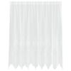 vidaXL Spitzenvorhang Wei&szlig; 160 x 200 cm Polyester
