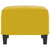 vidaXL Fußhocker Gelb 60x50x41 cm Samt