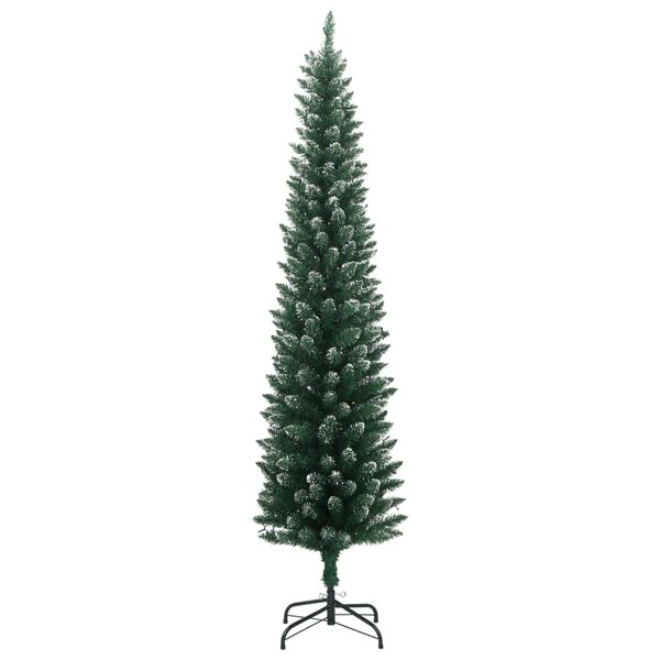 vidaXL Künstlicher Weihnachtsbaum Schlank 150 LEDs 150 cm