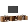 vidaXL Wand-TV-Schrank Set 3 pcs Altholz 80 x 34,5 x 40 cm