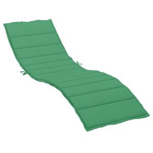 vidaXL Sonnenliegen-Auflage Gr&uuml;n 200x50x3 cm Oxford-Gewebe