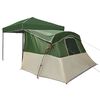vidaXL Camping-Zelt-Set mit Dach 2 pcs Gr&uuml;n Taffeta und Stoff
