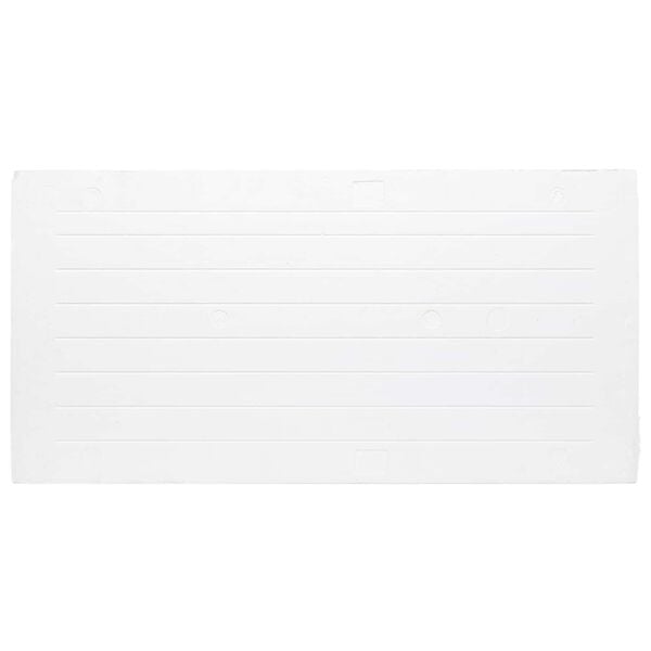 vidaXL Wandpaneele 10 pcs Rot und Wei&szlig; 100 x 50 cm EPS-Schaum