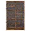 vidaXL Highboard mit T&uuml;ren R&auml;uchereiche 68x37x109 cm Holzwerkstoff