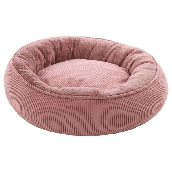 FLAMINGO Hundebett mit Rei&szlig;verschluss Colette Rund 46 cm Rosa