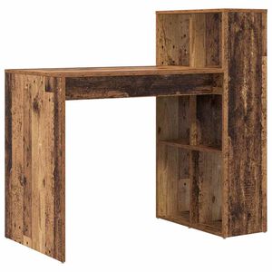 vidaXL Schreibtisch Altholz 108 x 55 x 103.5 cm Holzwerkstoff