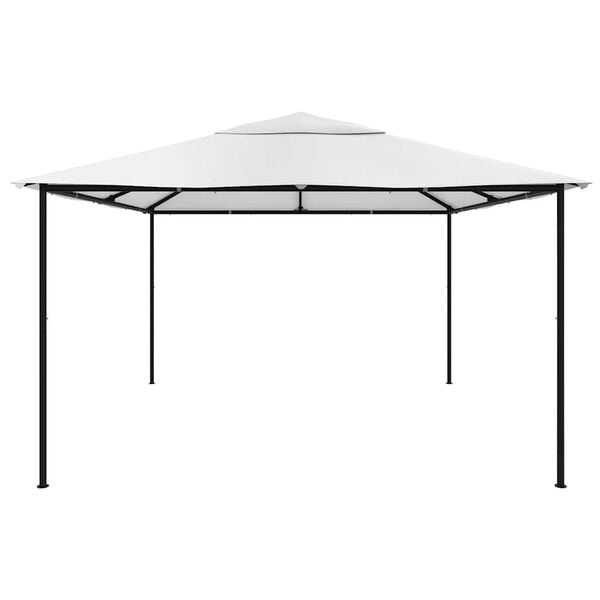 vidaXL Pavillon 4x4x3 m Wei&szlig; 180 g/m&sup2;