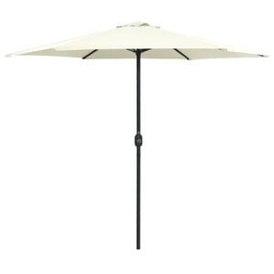 vidaXL Sonnenschirm mit Aluminium-Mast 270x246 cm Sandwei&szlig;