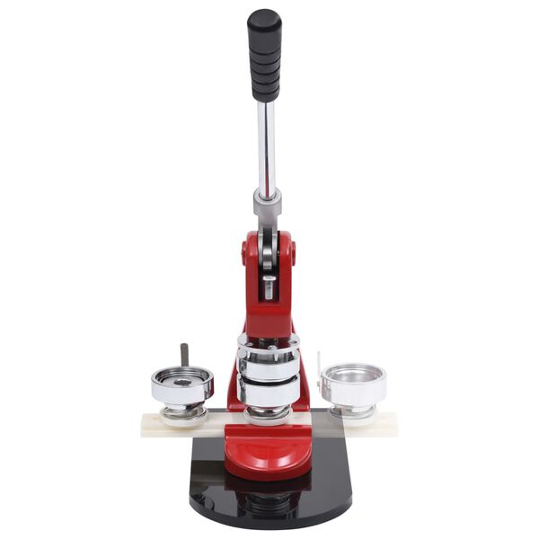 vidaXL Buttonmaschine mit 500 Button-Teilen 58 mm