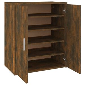 vidaXL Schuhschrank R&auml;uchereiche 60x35x70 cm Holzwerkstoff