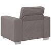 vidaXL Sofa 3 pcs Taupe 219 x 80 x 82 cm Leinenmischgewebe