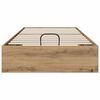 vidaXL Ottoman Bettgestell Artisan-Eiche 100 x 200 cm Holzwerkstoff