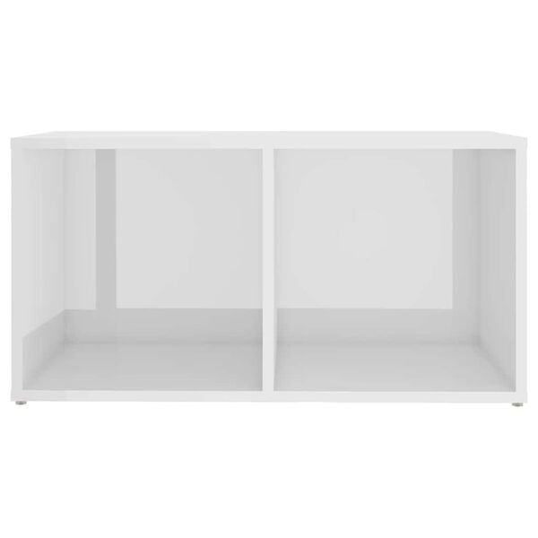 vidaXL 6-tlg. TV-Schrank-Set Hochglanz-Wei&szlig; Holzwerkstoff