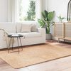 vidaXL Teppich Shaggy Hochflor NAVARRA Beige 130x200 cm Polyester