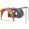 vidaXL Tunnelzelt Grau und Orange 562 x 265 x 216 cm