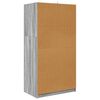 vidaXL Badezimmerschrank mit Speicher Graues Sonoma 79,5 x 49 x 156 cm
