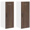 vidaXL Wandschrank PORTO 2 pcs Braun Eichen-Optik 30 x 31 x 80 cm