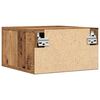 vidaXL Nachttisch 2 pcs Altholz 35 x 35 x 20 cm Holzwerkstoff