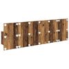 vidaXL Kopfteil mit Schrank mit Schubladen 3 pcs Altholz Holzwerkstoff