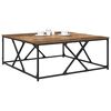 vidaXL Couchtisch Altholz 100 x 100 x 40 cm Holzwerkstoff