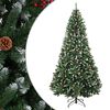 vidaXL K&uuml;nstlicher klappbarer Weihnachtsbaum 300 cm PVC
