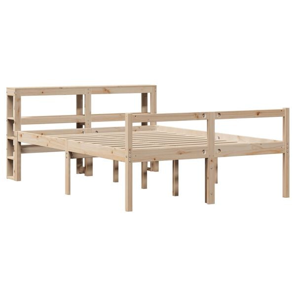 vidaXL Seniorenbett mit Kopfteil ohne Matratze 160x200 cm