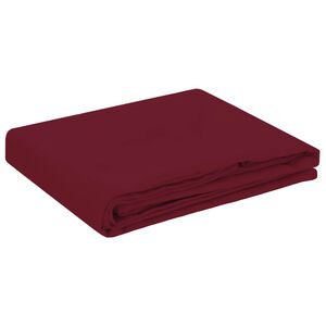 vidaXL Tischdecke Quadratisch Weinrot 140 x 140 cm Polyester