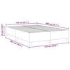 vidaXL Plattformbettgestell Hellgrau 140 x 200 cm Stoff
