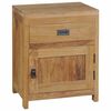vidaXL Nachttisch Massivholz Teak 40x30x50 cm