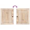vidaXL Badezimmermöbel-Set mit Schubladen 4 pcs Weiß Holzwerkstoff