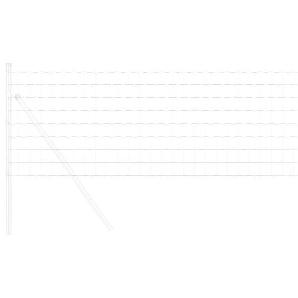 vidaXL Eurozaun 0,6 x 10 m PVC-beschichtetes Eisen