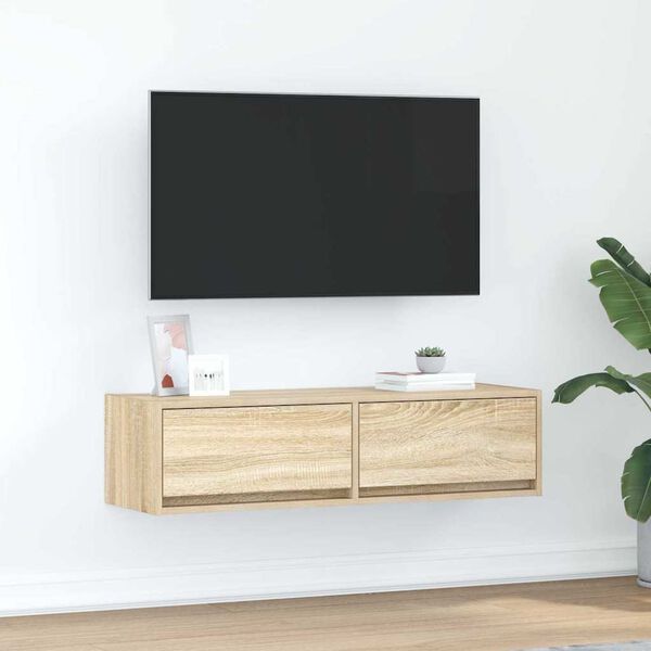 vidaXL TV-Schr&auml;nk Sonoma-Eiche 100 x 31 x 25,5 cm Holzwerkstoff