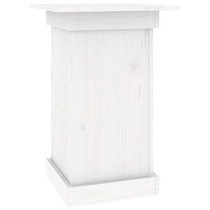 vidaXL Blumenst&auml;nder Wei&szlig; 40x40x60 cm Massivholz Kiefer