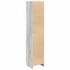 vidaXL Highboard Grau Sonoma 37,5x35x180 cm Holzwerkstoff
