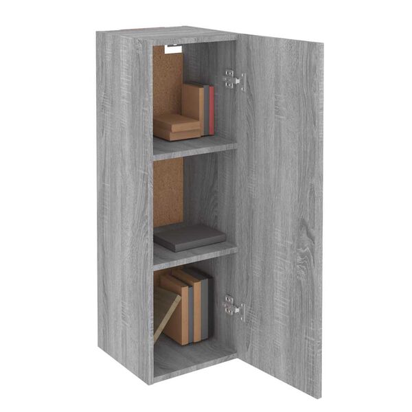 vidaXL TV-Schr&auml;nke 2 Stk. Grau Sonoma 30,5x30x90 cm Holzwerkstoff
