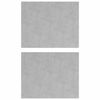 vidaXL Treppe Tritt Rechtwinklig 2 pcs Silber 50 x 40 cm Aluminium