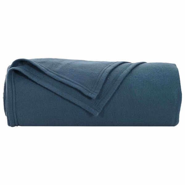 vidaXL &Uuml;berwurfdecke Marineblau 170 x 130 cm Fleece