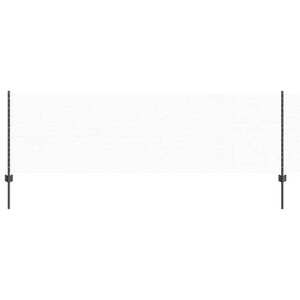 vidaXL Sechseckzaun mit Pfosten 10 x 0,8 m PVC-beschichteter Stahl
