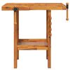 vidaXL Werkbank mit Schraubstöcken 92x48x83 cm Massivholz Akazie