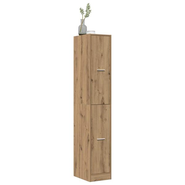 vidaXL Apothekerschrank Artisan-Eiche 30x41x174,5 cm Holzwerkstoff