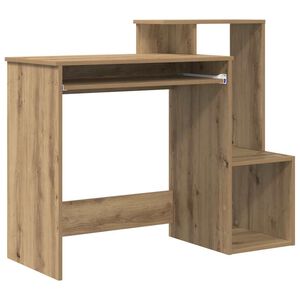 vidaXL Schreibtisch Artisan-Eiche 106 x 41 x 88.5 cm Holzwerkstoff