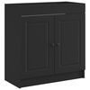 vidaXL Unter dem Waschbecken Badschrank Schwarz 56 x 37,5 x 81 cm