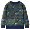 Kinder-Sweatshirt Dunkles Khaki Melange 92