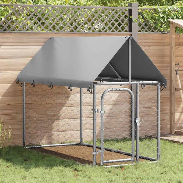 vidaXL Outdoor-Hundezwinger mit Dach 200x100x150 cm