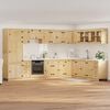 vidaXL Schrank mit Schubladen 14 pcs Honig Massives Kiefernholz
