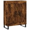 vidaXL Highboard Räuchereiche 69,5x34x180 cm Holzwerkstoff
